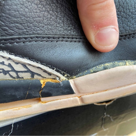 Jordan 3 Black Cement 2001 - Picture 9 of 10